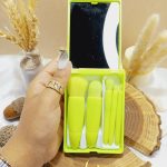 ست براش باکس دار 6 تیکه سبز فسفری