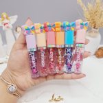 لیپ گلاس گلیتری طرح پروانه هولد مورنینگ Hold morning کد HL5417