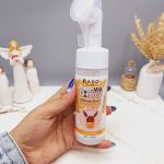 فوم براش دار شیر الاغ راکو از بین بردن آلودگی ها و چربیهای اضافی پوست کد RK982