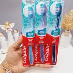 مسواک کلگیت مدل 360 درجه Whole Mouth Clean با برس متوسط کد 3800
