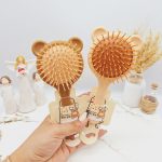 برس و شانه موخرسی آینه دار رنگ نود