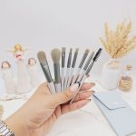 ست براش کیف چرمی مینی فیکس 8 عددی اورجینال