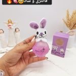 ادکلن عروسکی کودک مدل خرگوش بنفش حجم 50 میل کدOMY-X190