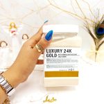 ماسک هیدروژلی طلا 650 گرمی LUXURY 24K GOLD ساخت چین