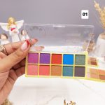 پلت سایه رنگی تابستانه برند Via letvass طرح خرس رنگین کمان کد 2313