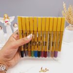پک 12 تایی مداد چشم گلیتری برند  MODA پوکه طلایی