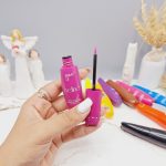 خط چشم تکی رنگی مدل گربه ای