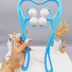 ماساژور غلتطکی گردن مدل ۴ رول (آبی)