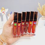 پک 6 تایی رژ مایع درخشان برند Glamour Beauty کد GM001