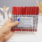 پک رژ مدادی 12 تایی برند کالیستا calista (پوکه وسط نقره ای)