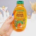 شامپو بچه گیاهی 2 در 1 زردآلو و گل کتان حجم 400 میل میل گارنیر اصلی کد 8123