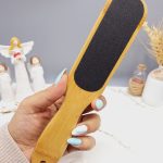 سوهان کف پا دو طرفه دسته چوبی