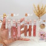 پک رژ لب و لیپ گلاس خرسی 3 تایی برند دراگون رانی کد RD75