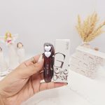 لیپ گلاس خیس پرطرفدار برند Gege beae کد 2325 (کارتن سفید و نارنجی)