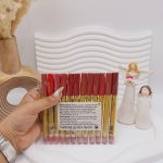 پک 12 تایی رژ مدادی برند YUBE پوکه طلایی کد B