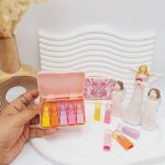 پک بالم لب 5 تایی رنگارنگ طرح خرس مهربون کد 8099-5