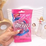 پک ژیلت 5 عددی صورتی 3 لبه برند ویتل کد 0946